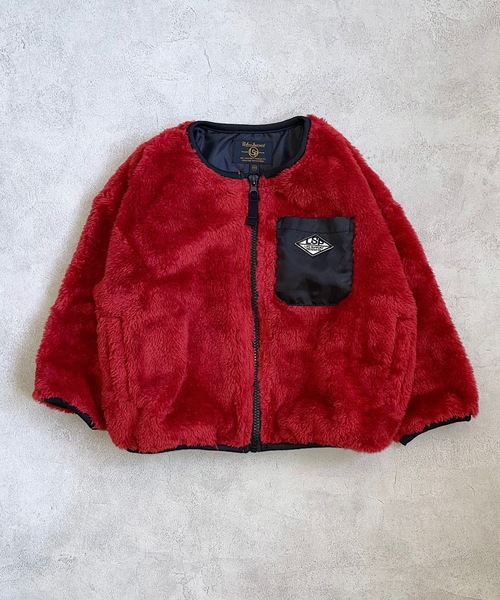 Life Support Products(ライフサポートプロダクツ)の「ボアジップアウター(80~150cm)(その他アウター・キッズ・レッド/ブラウン/ブラック/カーキ/オフホワイト/ブルー・80/90/95/100/110/120/130/140/150)」の6枚目の写真