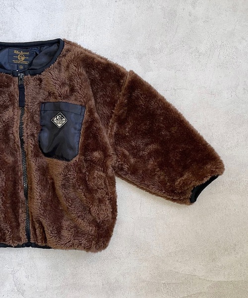 Life Support Products(ライフサポートプロダクツ)の「ボアジップアウター(80~150cm)(その他アウター・キッズ・レッド/ブラウン/ブラック/カーキ/オフホワイト/ブルー・80/90/95/100/110/120/130/140/150)」の14枚目の写真