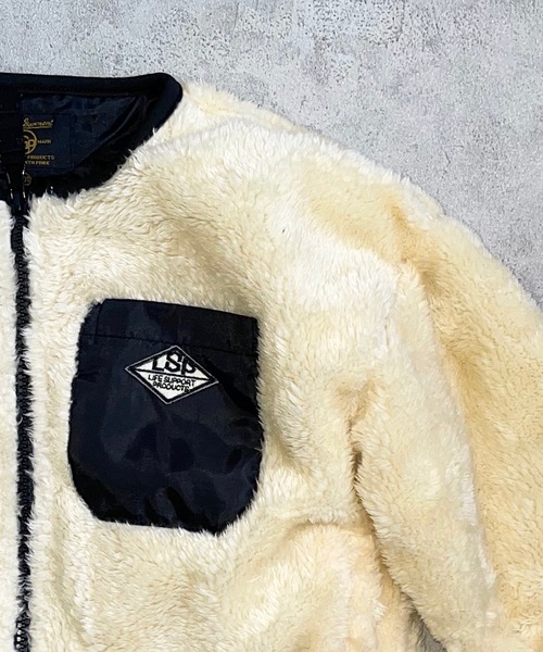 Life Support Products(ライフサポートプロダクツ)の「ボアジップアウター(80~150cm)(その他アウター・キッズ・レッド/ブラウン/ブラック/カーキ/オフホワイト/ブルー・80/90/95/100/110/120/130/140/150)」の11枚目の写真