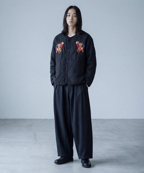 rehacer(レアセル)の「rehacer : SouvenirArmy Quilting Jacket / スーベニア アーミー キルティングジャケット(ミリタリージャケット・メンズ・ブラック/カーキ/オレンジ・SMALL/MEDIUM/LARGE)」の21枚目の写真
