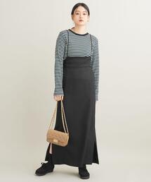 BEAUTY&YOUTH UNITED ARROWS | ポリエステルツイル タイトスリットキャミワンピース -ウォッシャブル-(ワンピース)