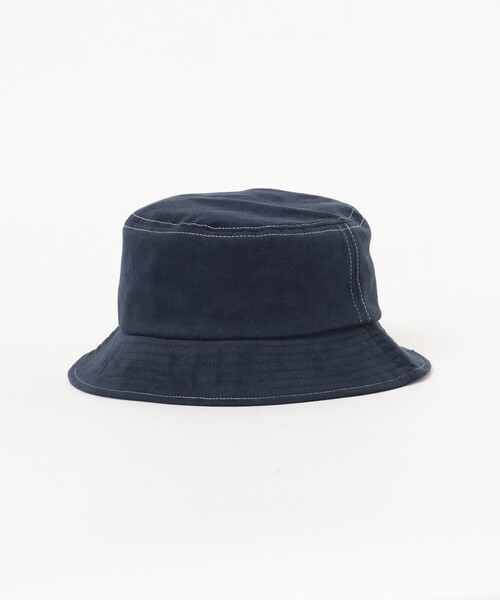 BEAMS HEART（ビームスハート）の「BEAMS HEART / ツイル ロゴ バケットハット（ハット・メンズ・ネイビー/ブラック/インディゴブルー・ONE SIZE）」の12枚目の写真