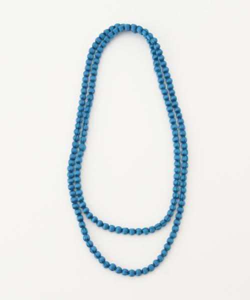 BEAMS BOY（ビームスボーイ）の「BEAMS BOY / ウッド ビーズ ネックレス（ネックレス・レディース・ホワイト/ピンク/ネイビー・ONE SIZE）」の8枚目の写真