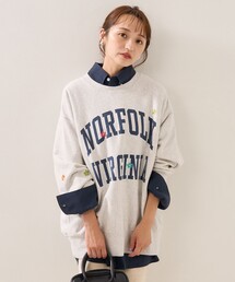 FREAK'S STORE | ロゴフラワー刺繍スウェット(スウェット)