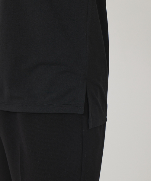 qualite(カリテ)の「シアクルーカットソー(Tシャツ/カットソー・レディース・オフホワイト/ブラック・フリー)」の10枚目の写真