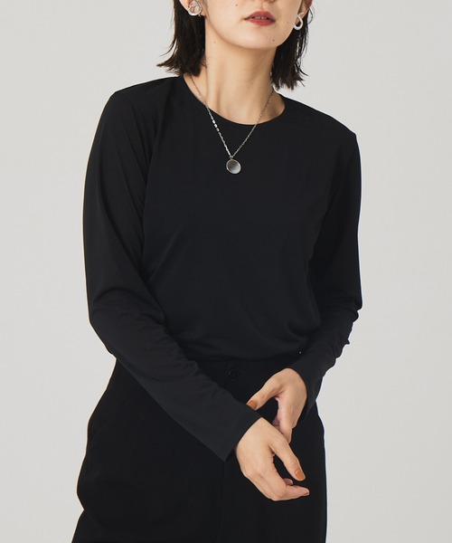 【セール】シアクルーカットソー（Tシャツ/カットソー）｜qualite（カリテ）