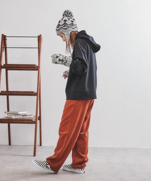 coen(コーエン)の「ノルディック柄ニットワッチ(ニットキャップ/ビーニー・レディース・オフホワイト/グレー・FREE)」の6枚目の写真