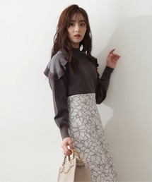 PROPORTION BODY DRESSING | ショルダーフリルニット / 1212270100(ニット/セーター)