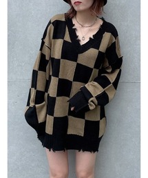 ＶネックオーバーサイズＫＮＩＴ