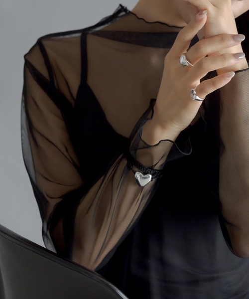 ANNIKA INEZ（アニカイネズ）の「【ANNIKA INEZ】HEART RING/ハートリング（リング・レディース・シルバー・13）」の7枚目の写真