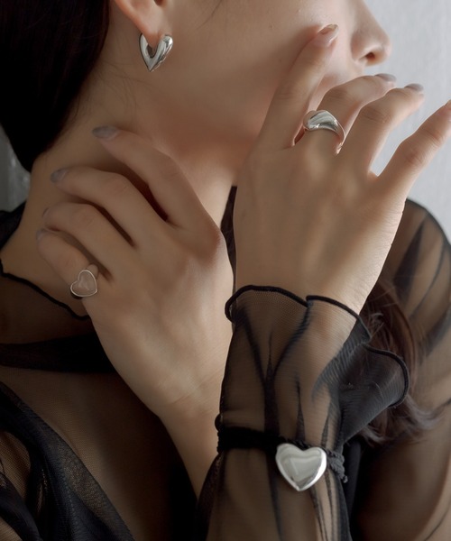 ANNIKA INEZ（アニカイネズ）の「【ANNIKA INEZ】HEART RING/ハートリング（リング・レディース・シルバー・13）」の16枚目の写真