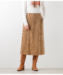 NEWYORKER | ライトコーデュロイ ベルト付きスカート(スカート)