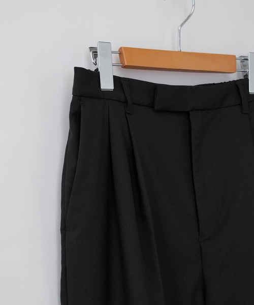 CLEL（クレイル）の「【CLEL】TR Loose Slim Straight Slacks/TRルーズスリムストレートスラックス（スラックス・メンズ・ライトグレー/オリーブ系/ブラック・S/M/L）」の9枚目の写真