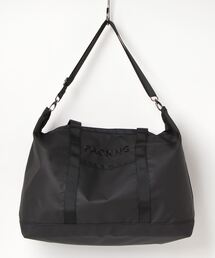PACKING | PACKING/パッキング UTILITY TOTE BAG PA-021 MAT BLACK ユーティリティートートバッグ(トートバッグ)
