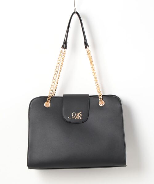 ALTROSE（アルトローズ）の「トートバッグ チェーンバッグ ロゴトート ディアドラ（トートバッグ・レディース・アイボリー/ブラック×シルバー/ブラック×ゴールド/ベージュ・FREE）」の3枚目の写真