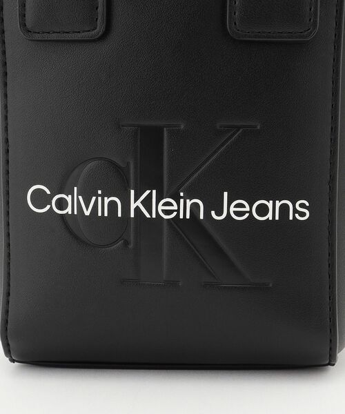 Calvin Klein（カルバン・クライン）の「マイクロ トート ショルダーバッグ（トートバッグ・レディース・ブラック/ホワイト/イエロー・FREE）」の9枚目の写真