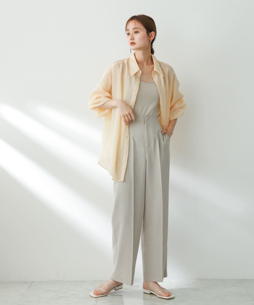 SENSE OF PLACE by URBAN RESEARCH（センスオブプレイスバイアーバンリサーチ）の「PVCアシメサンダル（サンダル・レディース・ベージュ/ホワイト/ブラック・SMALL/MEDIUM/LARGE）」の5枚目の写真