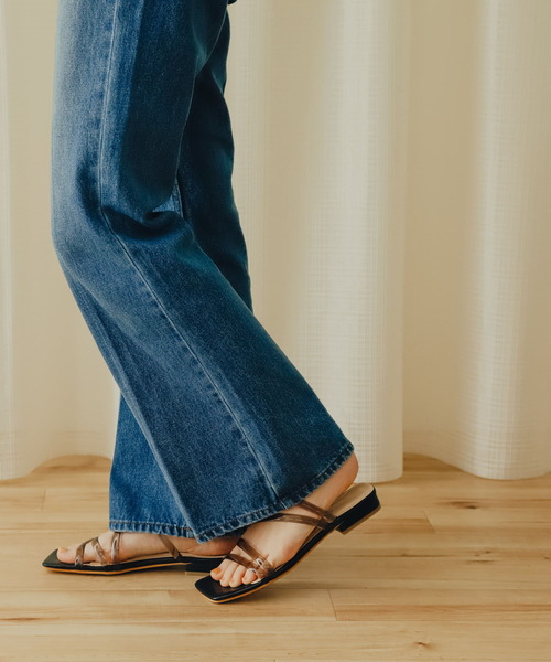 SENSE OF PLACE by URBAN RESEARCH（センスオブプレイスバイアーバンリサーチ）の「PVCアシメサンダル（サンダル・レディース・ベージュ/ホワイト/ブラック・SMALL/MEDIUM/LARGE）」の19枚目の写真