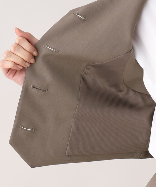 UNTITLED(アンタイトル)の「◆【トレンド感UP!】ショートジレ(ベスト・レディース・ダークネイビー/ブラウン系その他/ブラウン系その他7・00/01/02/03/04/44/48)」の11枚目の写真