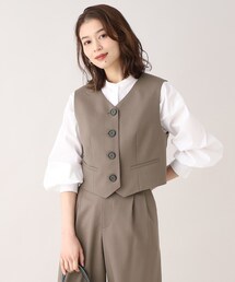 ◆【トレンド感UP！】ショートジレ