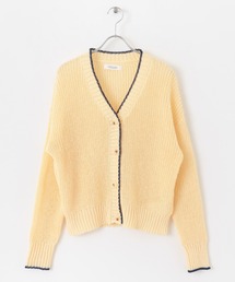 URBAN RESEARCH Sonny Label | 配色片畦ゆるカーディガン(カーディガン/ボレロ)