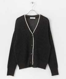 URBAN RESEARCH Sonny Label | 配色片畦ゆるカーディガン(カーディガン/ボレロ)
