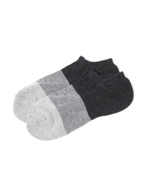 GLOBAL WORK（グローバルワーク）の「らくごこちフィットソックス/アンクル/180586（ソックス/靴下・メンズ・ブルー/グリーン系その他4/グリーン系その他6/グレー/その他/グレー系その他/ブルー系その他4/イエロー系その他6/ブラック/ホワイト/グリーン/イエロー/ネイビー/ダークブルー/イエロー系その他7/ライトグレー/グリーン系その他7/ブラウン/チャコールグレー/サックスブルー/グレー系その他3/ブルー系その他6/ブルー系その他7/グレー系その他6/グレー系その他7・FREE）」の8枚目の写真