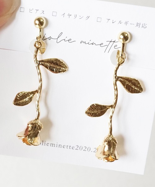 CERCA(チェルカ)の「jolie minette/ワイヤーブロッサム イヤリング(イヤリング・レディース・A/B・FREE)」の2枚目の写真