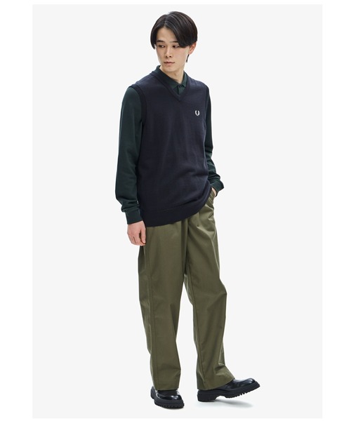 FRED PERRY CLASSIC V-NECK TANK ベスト Fred Perry Open-Knit V-Neck Tank - メルカリ