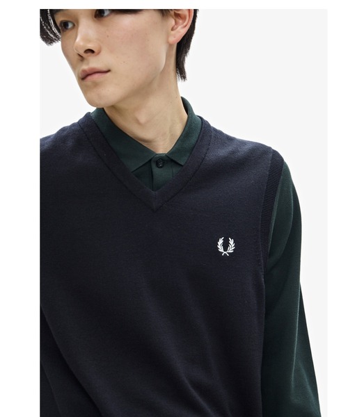 FRED PERRY（フレッドペリー）の「Classic V-Neck Tank（ベスト