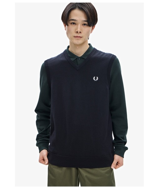FRED PERRY（フレッドペリー）の「Classic V-Neck Tank（ベスト