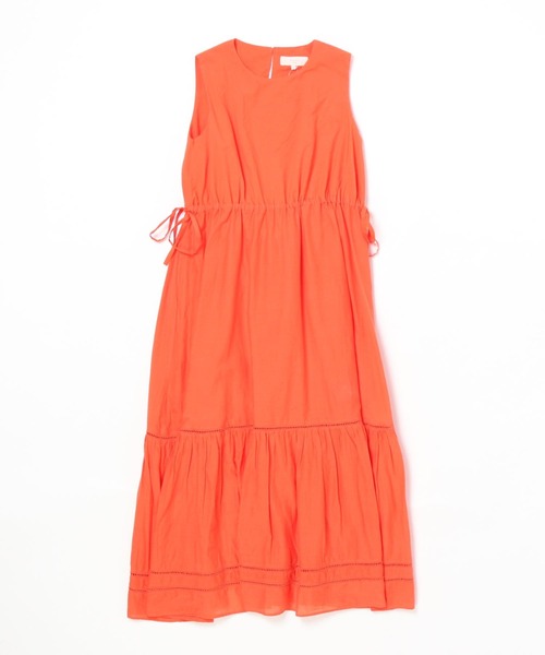 B:MING by BEAMS（ビーミングバイビームス）の「ティアード ノースリーブ マキシ ワンピース（S～M）（ワンピース・レディース・ブラック/オレンジ/セージグリーン/ブルー/ブラウン系その他/ブルー系その他2/その他/グリーン/その他1/オレンジ系その他6・MEDIUM/SMALL）」の8枚目の写真