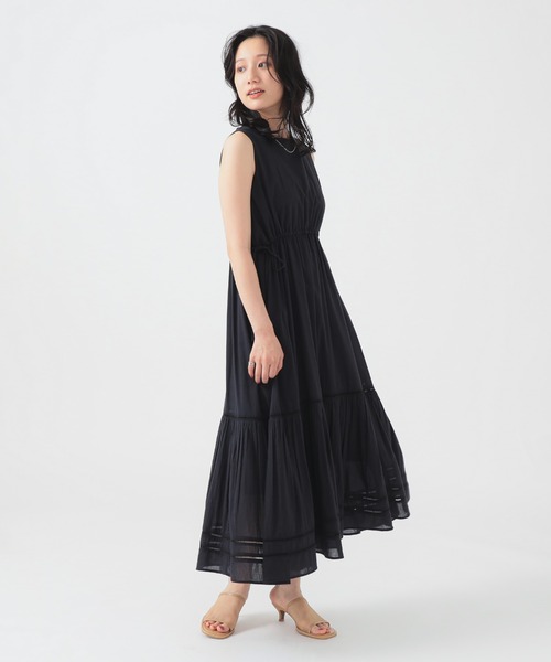 美品　Munsing wear ノースリーブダウンワンピース B:MING by BEAMS（ビーミングバイビームス）の「ティアード
