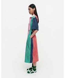 24SS■marimekko■Jokapoika Dress コットンシャツドレス Jokapoika Dress 436 - Marimekko Fashion