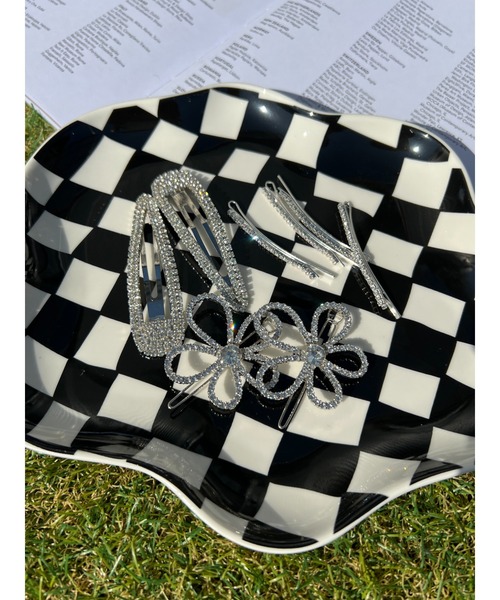 WC（ダブル シー）の「4Pビジュー細ピン（ヘアピン・レディース・ホワイト・FREE）」の5枚目の写真