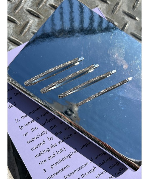 WC（ダブル シー）の「4Pビジュー細ピン（ヘアピン・レディース・ホワイト・FREE）」の6枚目の写真