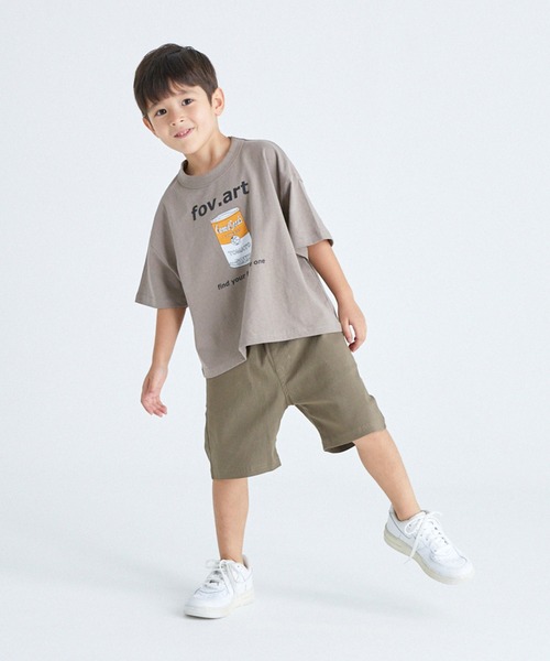 FOV（フォブ）の「FOV/フォブ　ラフショーツ（その他パンツ・キッズ・ブラック/アイボリー/アッシュグレー/カーキ・S/M/L/XL）」の14枚目の写真