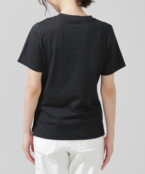 NANO universe（ナノユニバース）の「Anti Soaked 汗染み防止 クルーネックTシャツ（Tシャツ/カットソー・レディース・チャコール/グレー系その他4/ブラック/ホワイト・Ⅰ/Ⅱ/Ⅲ）」の19枚目の写真