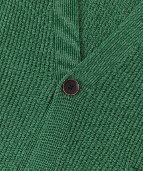 URBAN RESEARCH Sonny Label（アーバンリサーチサニーレーベル）の「ワッフル編みニットカーディガン（カーディガン/ボレロ・メンズ・ネイビー/ブラック/アイボリー/グリーン・LARGE/MEDIUM）」の16枚目の写真