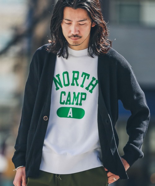 URBAN RESEARCH Sonny Label（アーバンリサーチサニーレーベル）の「ワッフル編みニットカーディガン（カーディガン/ボレロ・メンズ・ネイビー/ブラック/アイボリー/グリーン・LARGE/MEDIUM）」の21枚目の写真