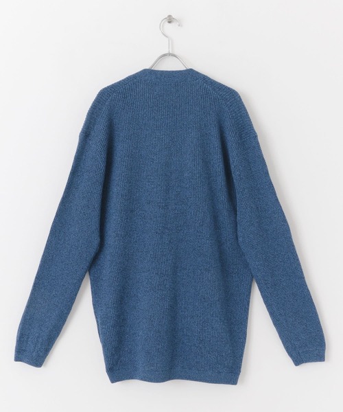 URBAN RESEARCH Sonny Label（アーバンリサーチサニーレーベル）の「ワッフル編みニットカーディガン（カーディガン/ボレロ・メンズ・ネイビー/ブラック/アイボリー/グリーン・LARGE/MEDIUM）」の12枚目の写真