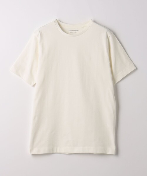 green label relaxing（グリーンレーベルリラクシング）の「スパニッシュピマMIX クルーネック カットソー（Tシャツ/カットソー・メンズ・ホワイト/ライトグレー/ネイビー/ライム・S/M/L/XXL/XL）」の14枚目の写真