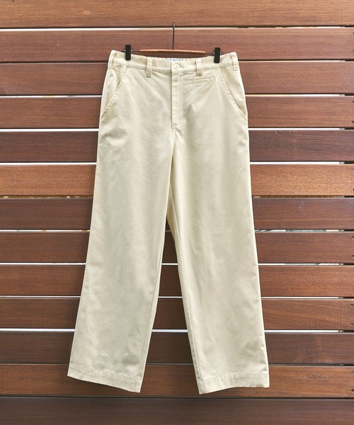 EMMA CLOTHES(エマクローズ)の「セミワイドストレートシルエットチノパンツ EMMA CLOTHES(チノパンツ・メンズ・ブラック/オリーブ系/アイボリー/ダークネイビー/ベージュ・S/M/L)」の18枚目の写真