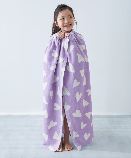 綿100%】ガールズラップタオル 100cm（スイムグッズ）｜devirock