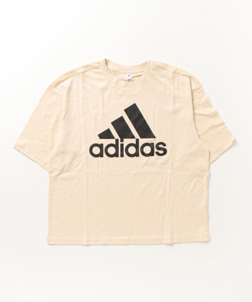 adidas（アディダス）の「アディダス adidas エッセンシャルズ ビッグロゴTシャツ（Tシャツ/カットソー・レディース・サンドグレー/ベビーピンク/ライラック・S/L/M/XL）」の2枚目の写真