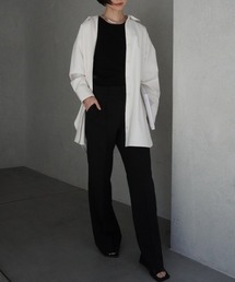 CEL ANSWER | ベーシックストレートタックパンツ(スラックス)