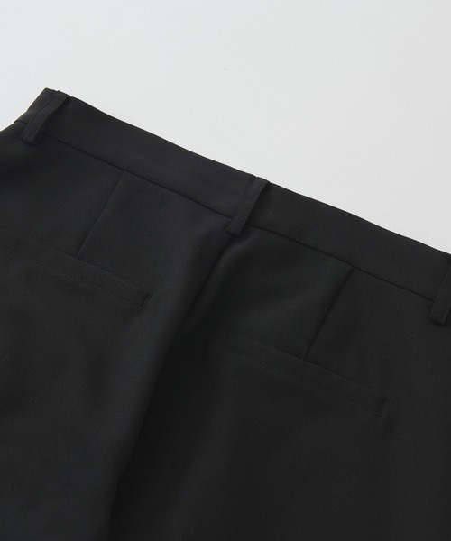 CEL ANSWER（シーイーエルアンサー）の「ベーシックストレートタックパンツ（スラックス・レディース・ライトグレー/ブラック/ネイビー・FREE/SMALL）」の8枚目の写真