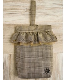 Catherine Cottage（キャサリンコテージ）の「イニシャル刺繍入り フリルシューズバッグ（トートバッグ・キッズ）」