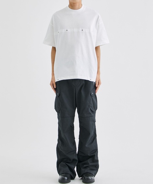 ALMOSTBLACK(オールモストブラック)の「【ALMOSTBLACK/オールモストブラック】BASIC TEE(Tシャツ/カットソー・メンズ・ホワイト/ブラック・1/2)」の18枚目の写真