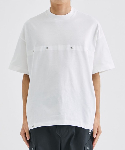 ALMOSTBLACK(オールモストブラック)の「【ALMOSTBLACK/オールモストブラック】BASIC TEE(Tシャツ/カットソー・メンズ・ホワイト/ブラック・1/2)」の15枚目の写真